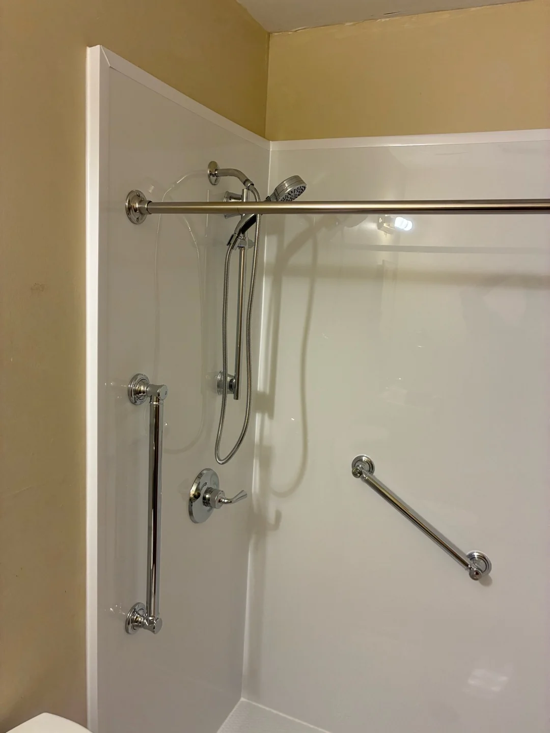 After photo of a tub to shower conversion in Augusta, GA