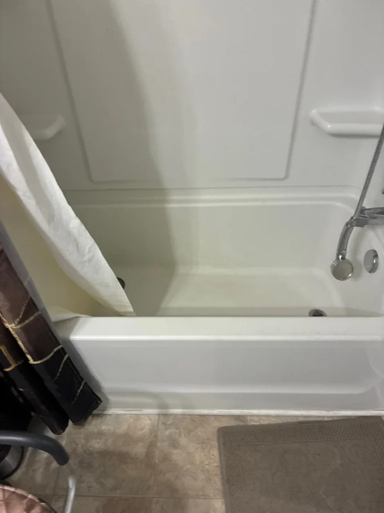 Before Tub to Shower Conversion in Greenville, SC