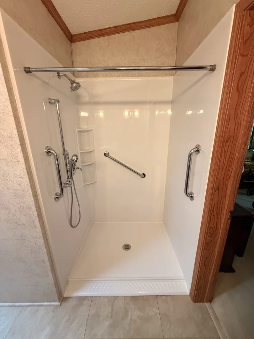 After photo of a shower remodeling in Hendersonville, NC