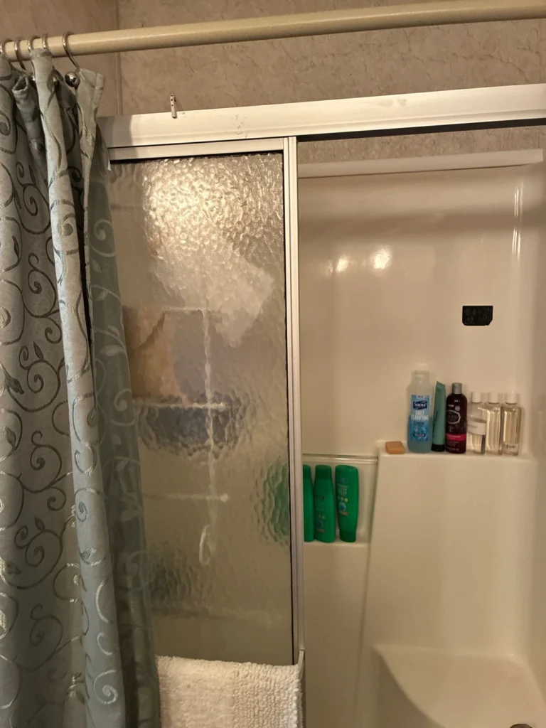 Before Shower Remodeling in Hendersonville, NC