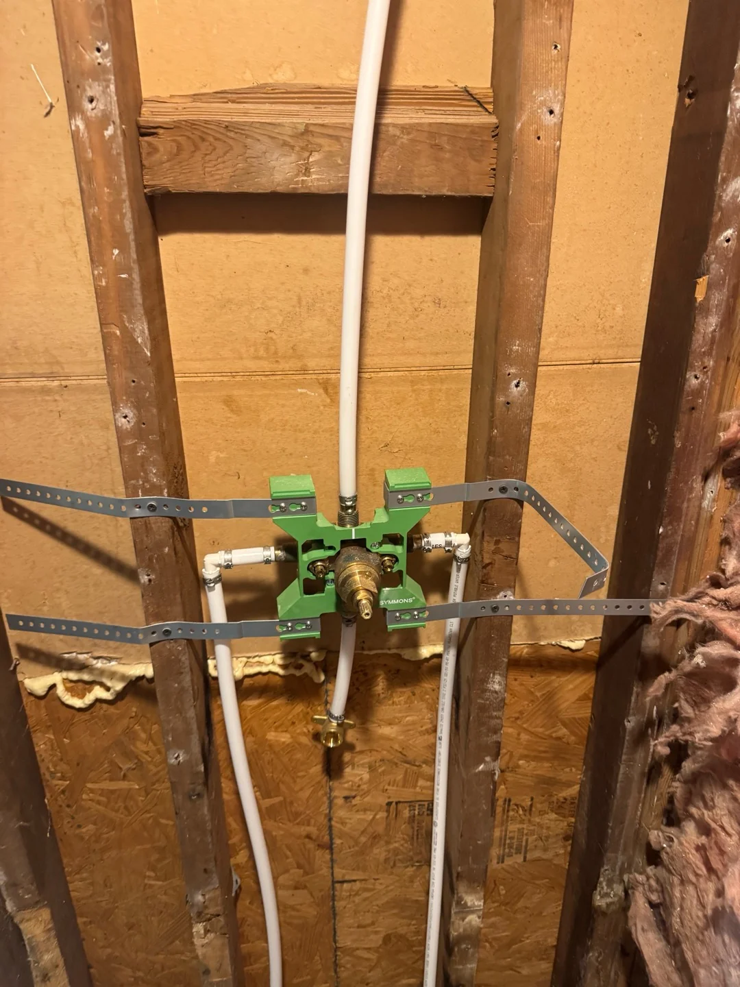 Demolition photo of a shower remodeling in Malvern, AR