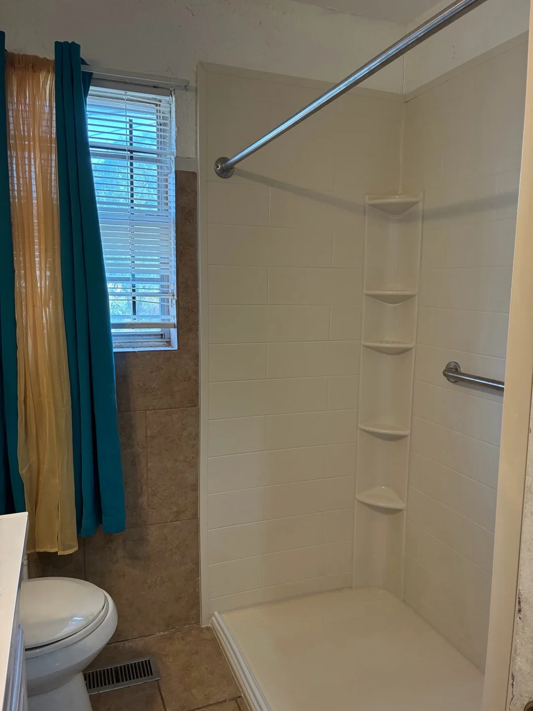 After photo of a tub to shower conversion in Oklahoma City, OK