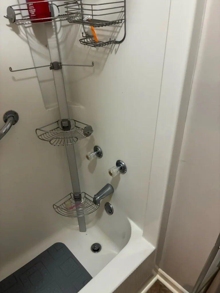 Before Tub to Shower Conversion in Pacolet, SC