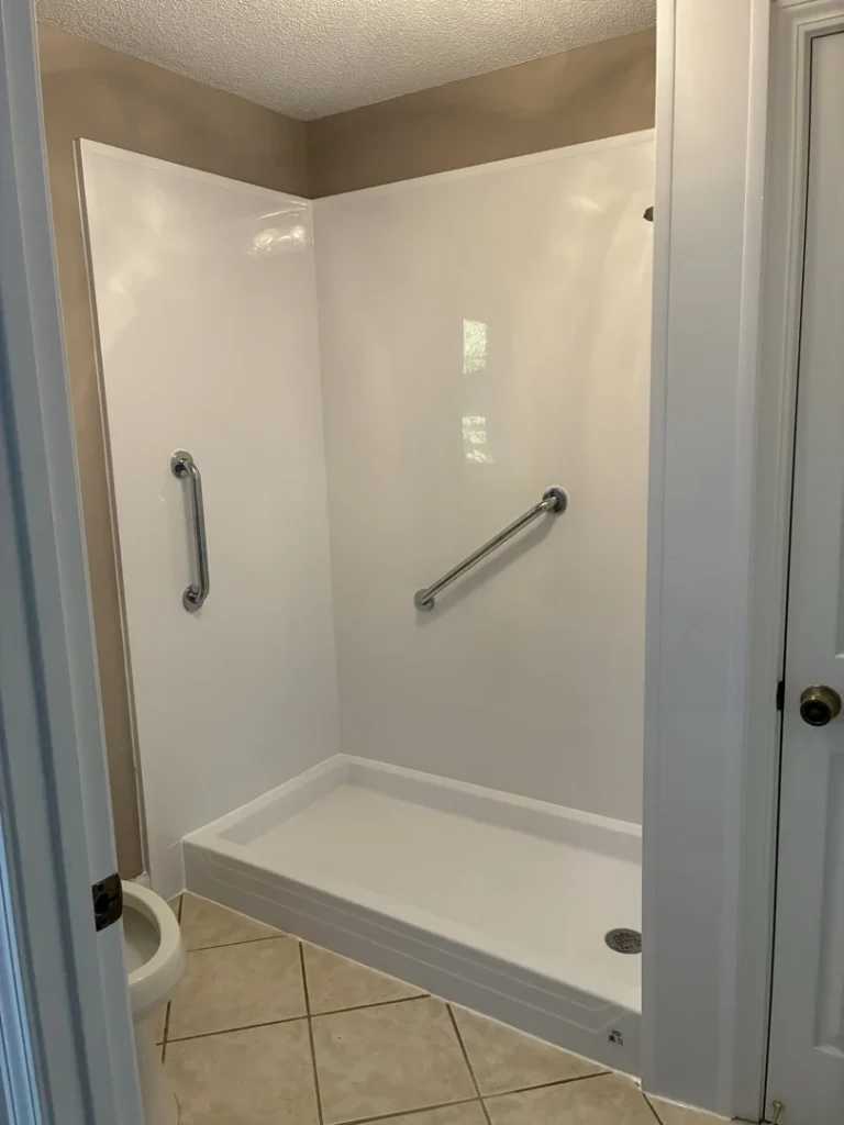 After Tub to Shower Conversion in West Columbia, SC
